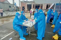 Phong tỏa 250 hộ dân liên quan đến 2 ca nhiễm Covid-19 trong cộng đồng tại Quỳnh Lưu