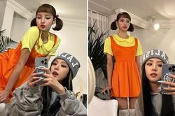 Hóa 'em út' Lisa ngày Halloween, nhan sắc Jisoo khiến netizen mê mẩn
