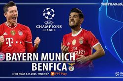 Soi kèo nhà cái Bayern Munich vs Benfica. Nhận định, dự đoán bóng đá cúp C1 (3h00, 3/11)