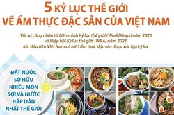 5 kỷ lục thế giới về ẩm thực đặc sản của Việt Nam