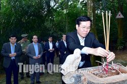 Thường trực Ban Bí thư Võ Văn Thưởng thăm Khu di tích Quốc gia đặc biệt Tân Trào