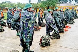 Chính trị - Xã hội An ninh - Quốc Phòng Chú trọng kỹ năng phòng, chống thiên tai cho bộ đội