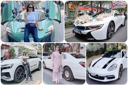 Ngắm dàn xe hàng chục tỷ đồng của vợ chồng Diệp Lâm Anh