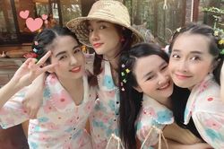 Nhã Phương thân với chị em ruột nhưng mối quan hệ với em dâu, em chồng càng đáng chú ý hơn