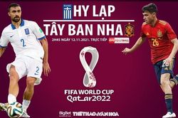 Soi kèo nhà cái Hy Lạp vs Tây Ban Nha. On Sports trực tiếp bóng đá vòng loại World Cup 2022 (2h45, 12/11)