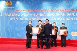 Tuyên dương nhà giáo, cán bộ quản lý tiêu biểu năm 2021