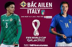 Soi kèo nhà cái Bắc Ireland vs Ý. Nhận định, dự đoán bóng đá World Cup 2022 (2h45, 16/11)