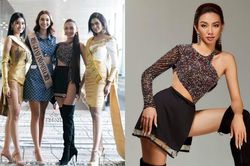 Thùy Tiên 'thấp bé nhẹ cân' khi đọ dáng với team Châu Á nhưng thần thái ít thì ai bì được