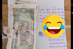Tan chảy với tâm thư 'xin lỗi ba mẹ vì đã bất hiếu' đính kèm tiền lẻ của bé gái