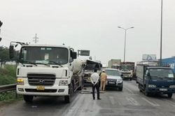 Hải Dương: Tai nạn liên hoàn gây ùn tắc cục bộ QL 5