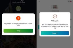 Sau MBBank, tiếp tục đến app BIDV và Vietcombank 'đình công'