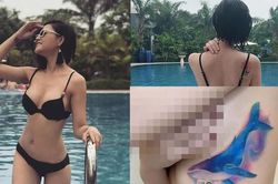 'My sói' Thu Quỳnh tiết lộ ý nghĩa hình xăm lớn ở chân ngực