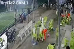 Chém nhau kinh hoàng sau trận bóng đá