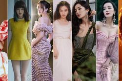 Thảm đỏ Elle: Dương Mịch và Nhiệt Ba sexy khó cưỡng