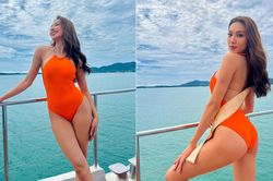 Bị ngộ độc trước giờ thi, Thùy Tiên vẫn 'đốt cháy' sân khấu Miss Grand trong phần thi áo tắm