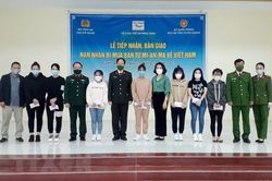 Tuyên Quang: Tiếp nhận 14 nạn nhân bị mua bán sang Myanmar trở về