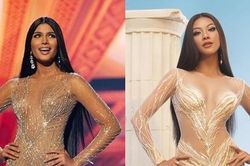 Bộ ảnh váy dạ hội của Á hậu Kim Duyên tại Miss Universe gợi nhớ đến Miss Venezuela 2017