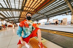 Loạt góc check-in chuẩn ở ga Cát Linh ngày vắng khách