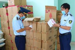 Quảng Bình thu giữ gần 17 nghìn chai dầu gội, sữa tắm có dấu hiệu nhập lậu