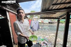 Cuộc sống của người dân bên con rạch ngập rác, ô nhiễm nhất TP.HCM
