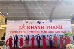 Khánh thành Trường Mầm non Sao Mai (Yên Bái) do BSR tài trợ