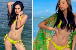 Đàn chị xúc phạm 'xấu đau đớn', Đỗ Thị Hà đáp trả bằng ảnh bikini nuột mướt mắt
