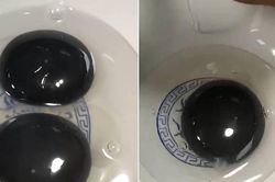 Độc lạ: Ngỗng đẻ ra trứng... lòng đen