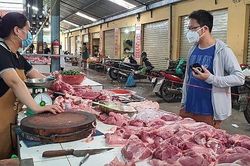 Giá thịt lợn tại chợ dân sinh tăng 5.000 đồng -10.000 đồng/kg