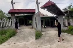 Khoe cổng nhà 'chạy bằng cơm' cực dị, anh chàng khiến dân mạng lo ngay ngáy