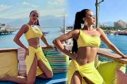 Kim Duyên mặc bikini khoe body mlem hết nấc tại Israel, H'Hen Niê vội dành lời khen có cánh