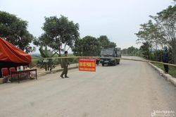 Tân Kỳ còn 1 xóm áp dụng cấp độ dịch mức cao nhất