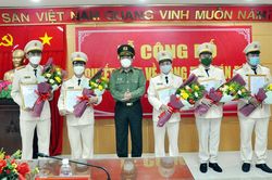 Công an TP Đà Nẵng công bố các quyết định về công tác cán bộ