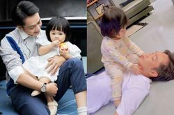 Giả vờ ngủ khi chăm con, Cường Đô La nhận 'cái kết đắng' từ Suchin