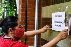 Từ 12h hôm nay, quận Đống Đa dừng bán hàng ăn uống tại chỗ