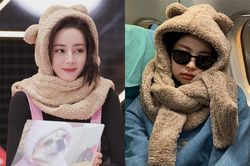 Cùng 'đụng hàng' món phụ kiện dễ thương, Địch Lệ Nhiệt Ba mất điểm nhan sắc so với Jennie