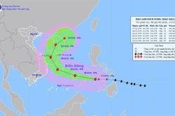 Bão Rai di chuyển nhanh, vào Biển Đông trong 24 giờ tới