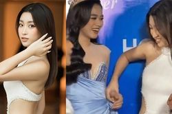 'Drama hoa hậu': Hot lại clip Đỗ Mỹ Linh hất tay Đỗ Thị Hà, chính chủ đã nói gì?