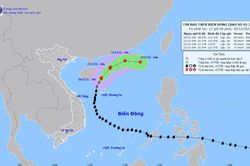 Bão số 9 cách xa đất liền, không khí lạnh suy yếu