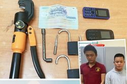 Bắt cặp đôi nghiện ma túy chuyên cắt khóa trộm tài sản nhà dân