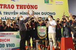Becamex Bình Dương vô địch giải BTV Cup 2021