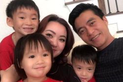 Xuân Mai khoe khung ảnh gia đình hạnh phúc