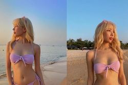 Ca sĩ 'Ghen cô vy' tung ảnh bikini 'thiêu đốt' ánh nhìn