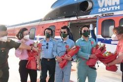 14 chuyến bay trực thăng cấp cứu đáp trên nóc tòa Bệnh viện Quân Y 175