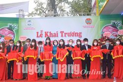 Khai trương Trung tâm Nông sản xanh - Sáng Nhung
