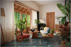 Không gian mộc mạc với ngói đỏ trên tầng áp mái của cặp đôi Sài Gòn