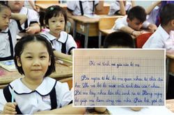 Viết văn kể về tình yêu của bố mẹ, học sinh lớp 3 khiến dân tình cười sặc sụa với màn kết bài