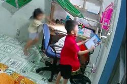 Cướp uy hiếp lấy máy tính bảng, 2 cháu nhỏ gào khóc gọi mẹ