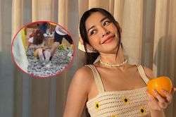 Tập vũ đạo quá hăng, Chi Pu nhận ngay cú ngã đau điếng trên nền đá