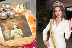 Hoa hậu Thùy Tiên được ba ruột mang món ăn cô yêu thích nhất ra tận sân bay chờ đón
