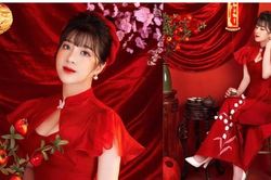 Thiếu nữ Yên Bái rực rỡ với bộ ảnh chào Xuân từ rất sớm